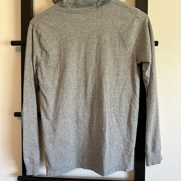 Carhartt Gray Hoodie with Orange Logo - Picture 3 of 3